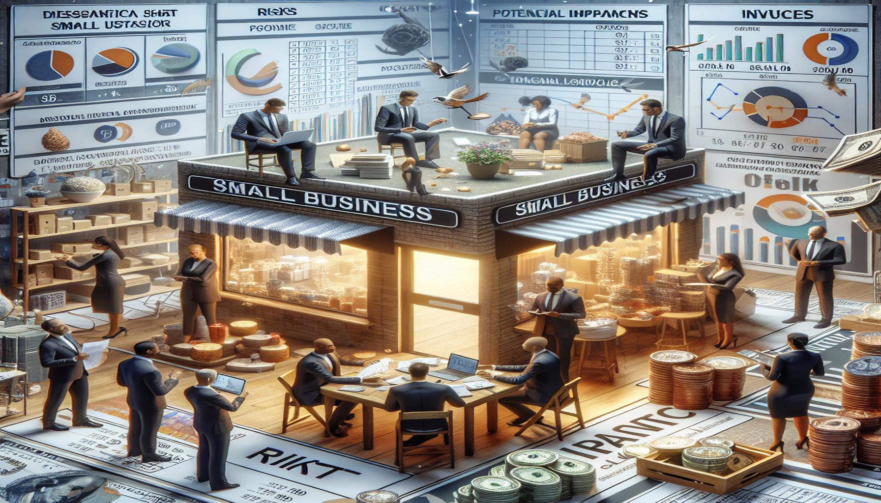 Risk assessment in small businesses and its financial impacts